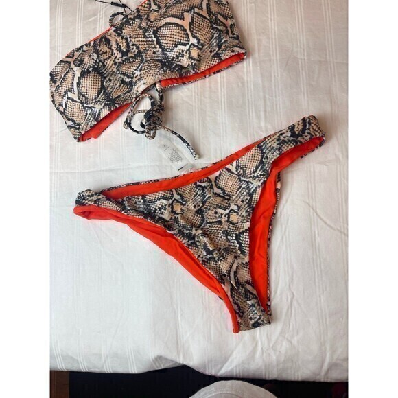 Reversible Bandeau Bikini Set‎ Size S RefN07 - Picture 6 of 9